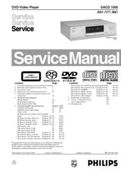 Philips SACD-1000 service manual PDF